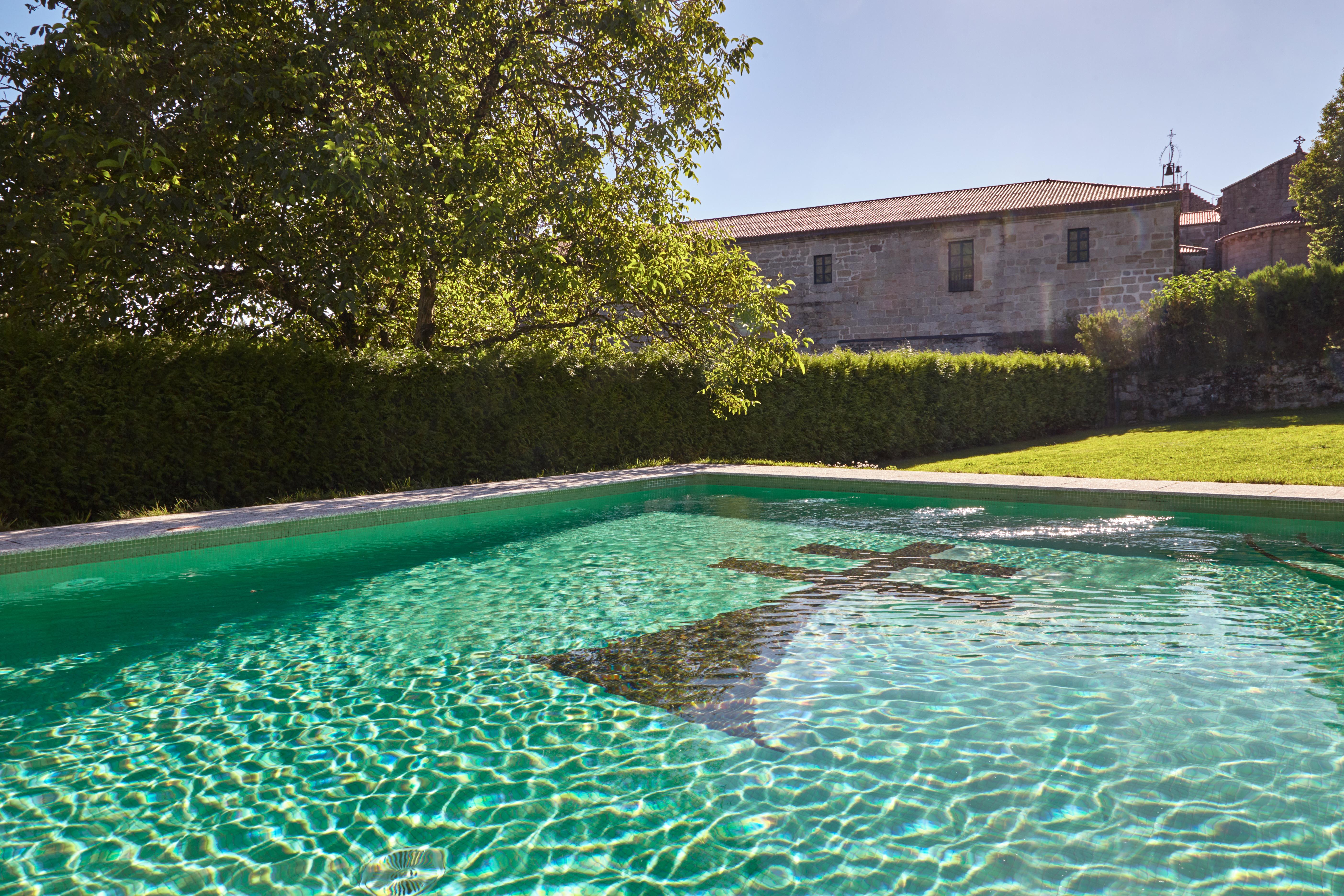 Eurostars Monumento Monasterio De San Clodio Hotel Leiro Exterior foto